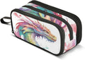 Watercolor Dragon Pencil Case Box Boys Girls Large Pencil Pouch by BOENLE-WELCOMEYOURCOMING