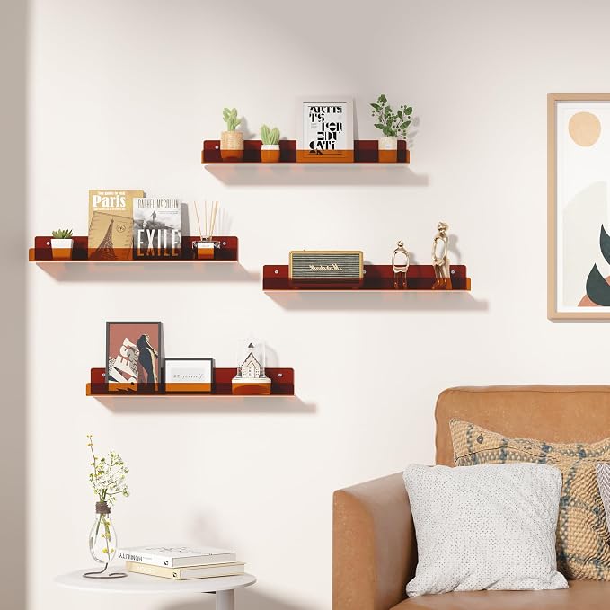 upsimples 4 Pcs 15" Acrylic Shelves - Image 2