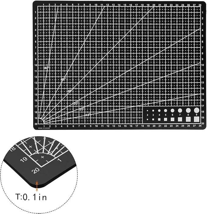Self Healing Sewing Mat, Rotary Cutting Mat Double Sided 5-Ply Craft Cutting - Image 4