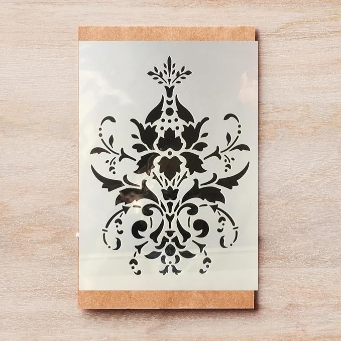 TIAMECH A4 Reusable Damask Stencil - Image 3