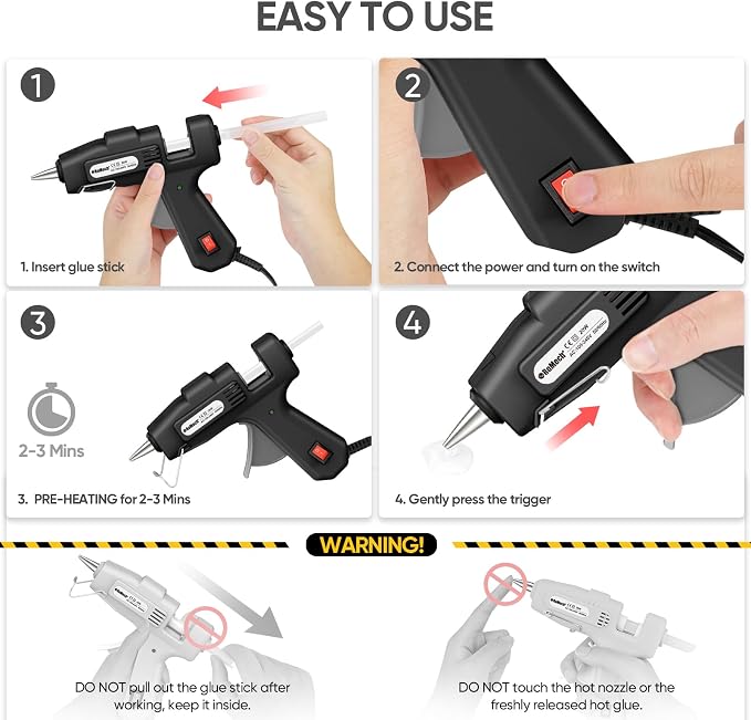 ROMECH 20W Mini Hot Glue Gun - Image 5