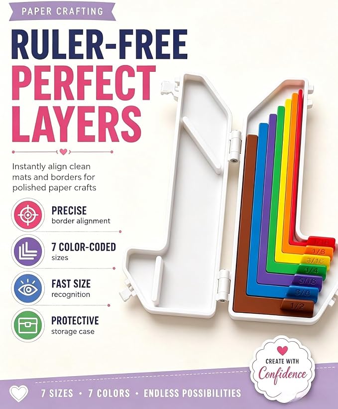 7pcs Paper Crafting Alignment Guides - Image 6