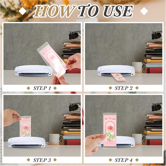 Fuyoooo 301 Pcs DIY Bookmark Making Kit 150 Bookmark Laminating Pouches 5 Mil - Image 5