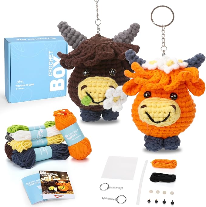 CrochetBox Crochet Kit for Beginners by CROCHETBOX