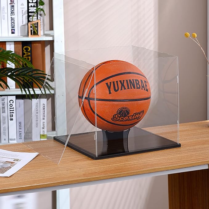 Clear Acrylic Display Case UV Protected Acrylic Basketball Holder, Display Case - Image 4