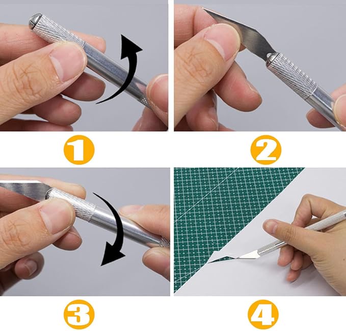 Craft Knife Precision Hobby Knife Kit - Image 5