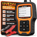 ANCEL BT410 12V Car Battery Tester for Lead-Acid & Lithium Batteries, 100-2000 CCA Automotive Battery Load Tester Health Cranking Charging Test for Car, Truck, SUV, RV, Boat