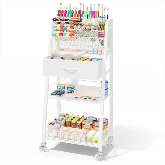 Homsorout 3 Tier Rolling Cart by Homsorout