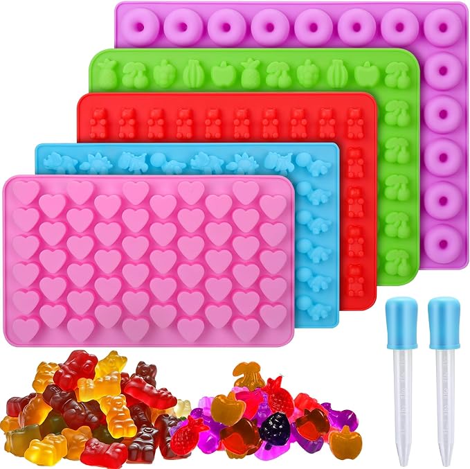 Palksky 5-Piece Silicone Candy Molds by Palksky
