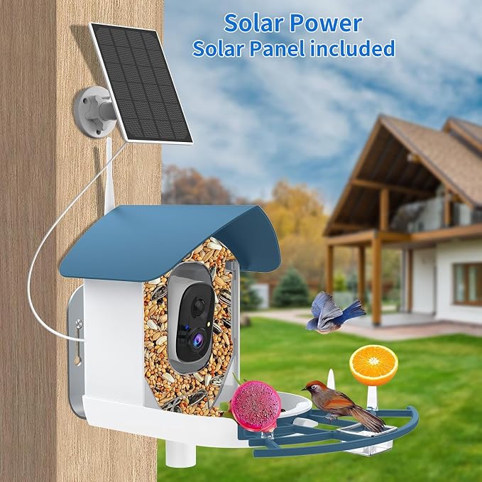 Bird Feeder with Camera, AI Identify Birds Species, Smart Bird Camera with - Image 3