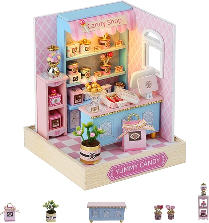 Flever Dollhouse Miniature DIY House Kit Creative Room by Flever