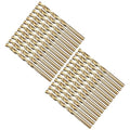 Drill Bit, 1/4" Cutting Diameter (6.35mm), 4241 HSS Black and Gold 118° Cutting Angle Versatile Jobber Bits - (Applications: for Drilling Plastic Wood Soft Thin Metal), 24-Pieces
