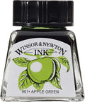 Winsor & Newton Drawing Ink, 14ml Bottle, Apple Green by WinsorNewton