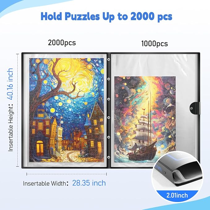 ALL4JIG 2000 Puzzle Storage Folder Binder Keeper - Image 2