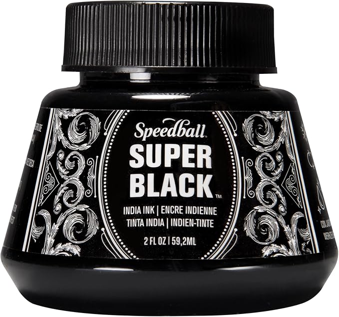 Speedball Super Black India Ink by SpeedballArt