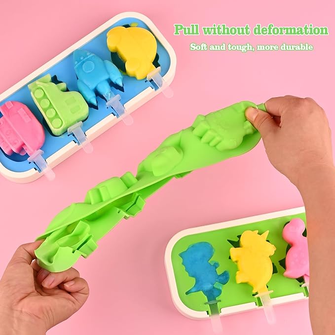 Sakolla 2 Pack Silicone Popsicle Molds - Image 2