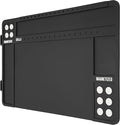 Gun Cleaning Mat, Premium Magnetic Pad With Organizer Parts Tray, Anti-Slip Rubberized Pistol Mat, Protective Workbench Mat for Gun Cleaning (16.5"x 10.43")