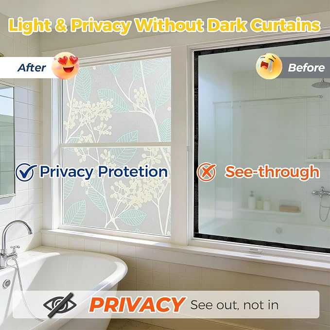 OHTMERU Window Privacy Film Decorative - Image 4