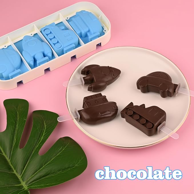 Sakolla 2 Pack Silicone Popsicle Molds - Image 6