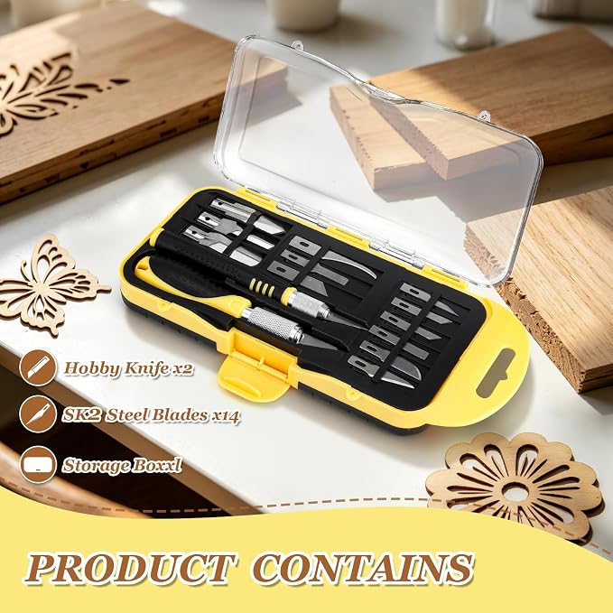 Exacto Knife Set, Precision Craft Hobby Knife Kit, - Image 7