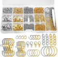 BESARME 1130PCS Keychain Making Kit Jump Rings by BESARME