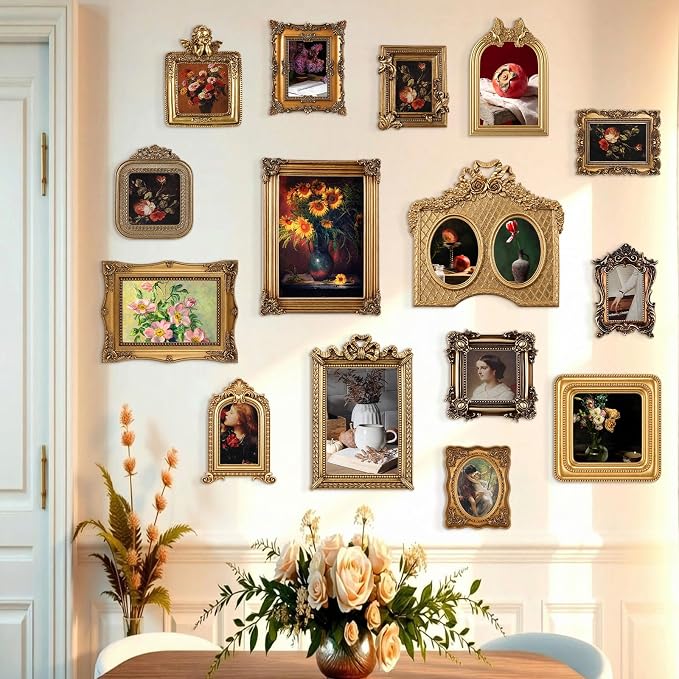 Wonderjune 15 Pcs Vintage Picture Frames Set - Image 7