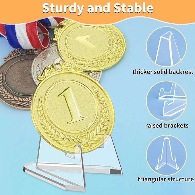 Reastar Card Display Stand, Acrylic Card Holder, 1.4 in | - Image 5