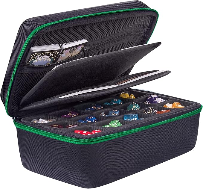 SIQUK Dice Storage Case Big Capacity Dice Box by SIQUK