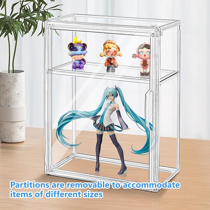 Montex Modern 3-Tier Clear Acrylic Display Case - Image 5