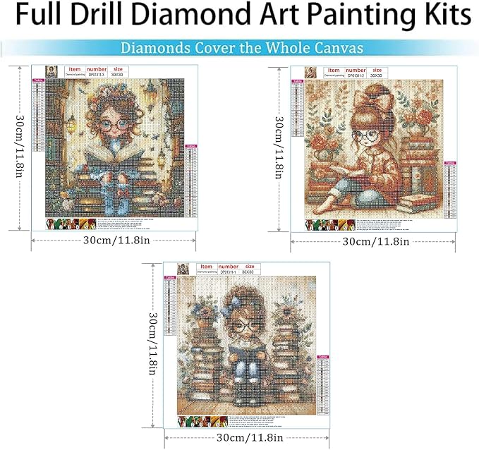 EIBEILI 3 Pack Diamond Painting Kits - Image 3