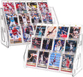 CELSOL 2 Pack Elevated 3 Tier Clear Acrylic Card Display Stand by Unknown