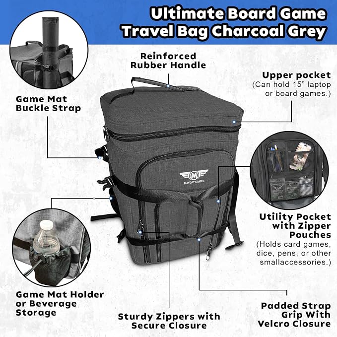 Ultimate Board Game Travel Bag – Durable Storage Case - Image 2