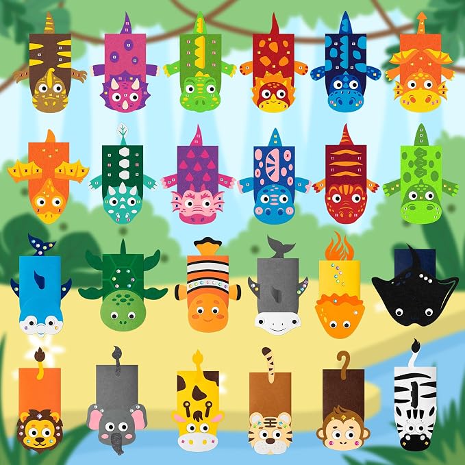 WATINC 24Pcs Hand Puppet Making Kit - Image 4