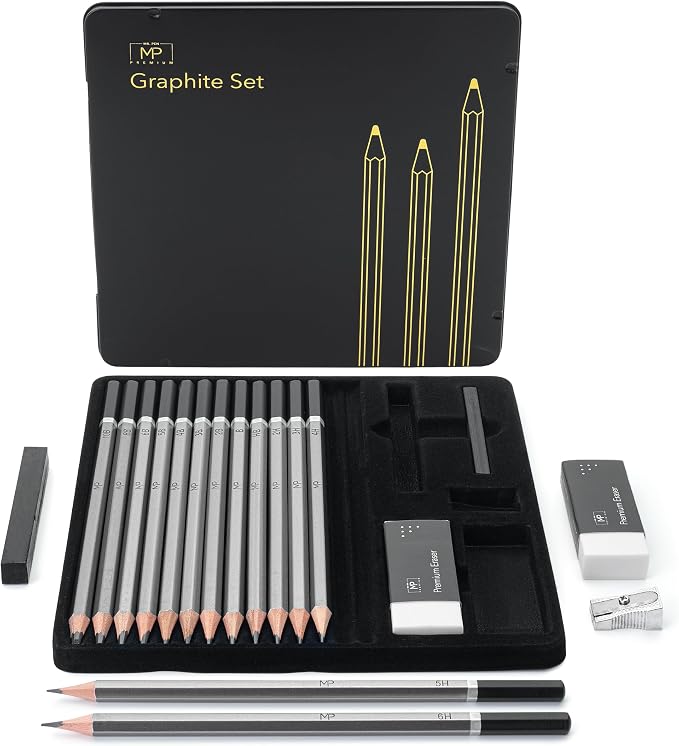 Mr. Pen- Drawing Sketching Pencil Set, Graphite Pencils | Graphite Sticks - Image 9