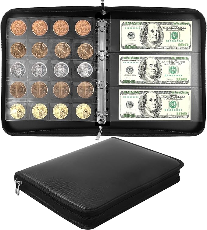 Coin Collection Book Album Holder by Unknown