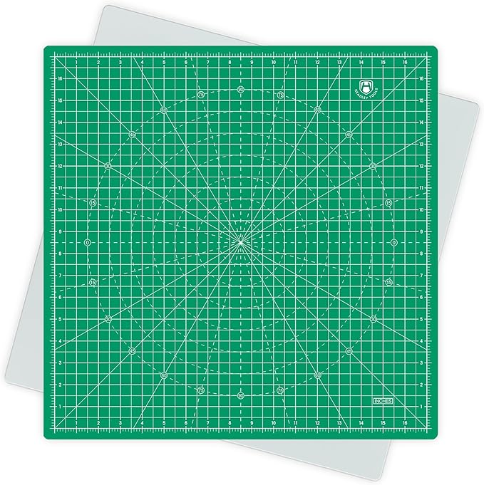 Headley Tools 17"x17" Rotating Cutting Mat, Self Healing Mat by HeadleyTools