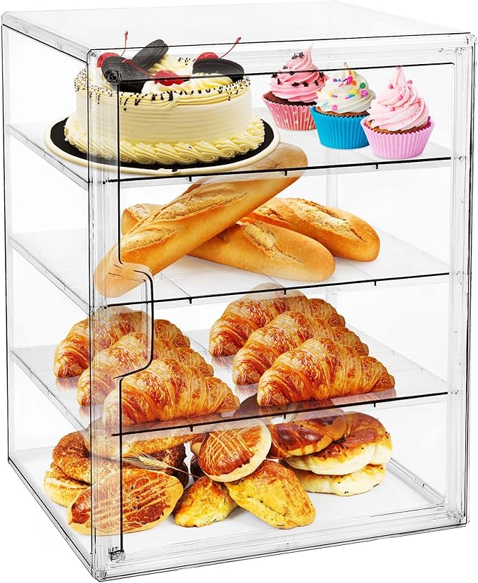 MEI NIAN Pastry Display Case, Bread Box by MEINIAN