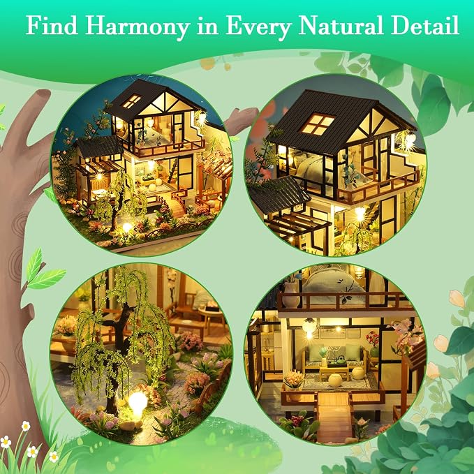 OZJAY DIY Miniature House Kit, Tiny House Kit - Image 4