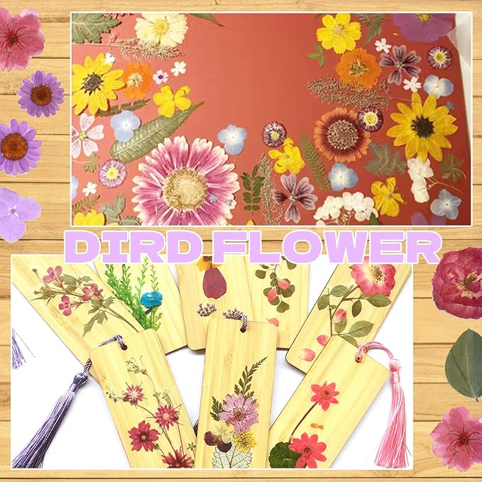 Dried Flowers for Resin | Vacuum Packed DIY Pressed Flowers for Epoxy, Nail - Image 5