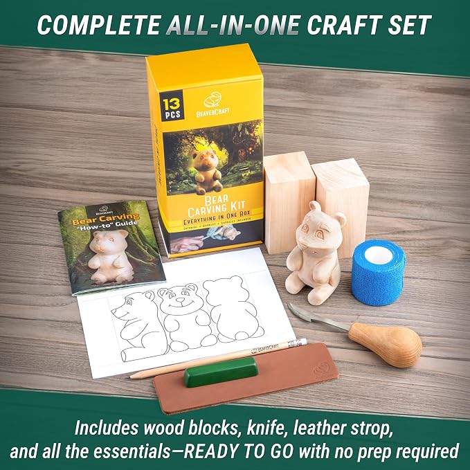 BeaverCraft Wood Carving Kit for Beginners DIY 05 - Image 3