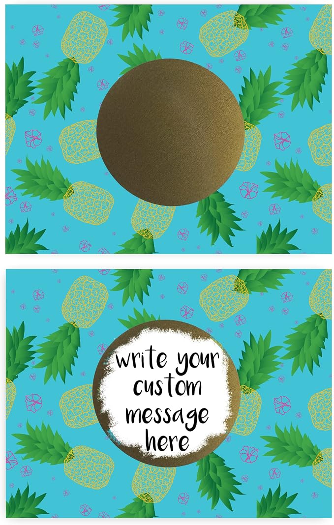 My Scratch Offs Pineapple DIY Make your Own Scratch Off Card Ticket - Image 2