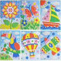 LZHZH Mosaic Sticker Art for Kids by LZHZH