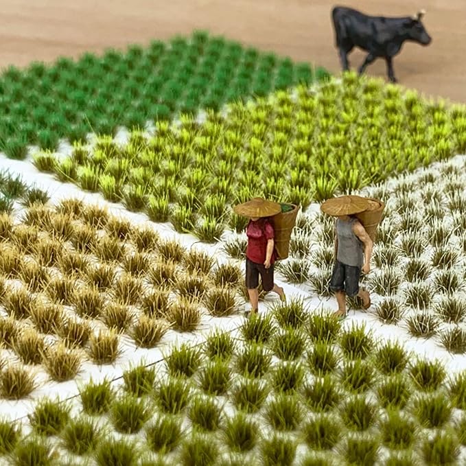 Woohome 312 PCS Static Grass Tufts - Image 6