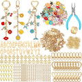 AUGSUN 439Pcs Charm Keychain Making Kit, Including 162 Charms 30 Keychain Clips by AUGSUN