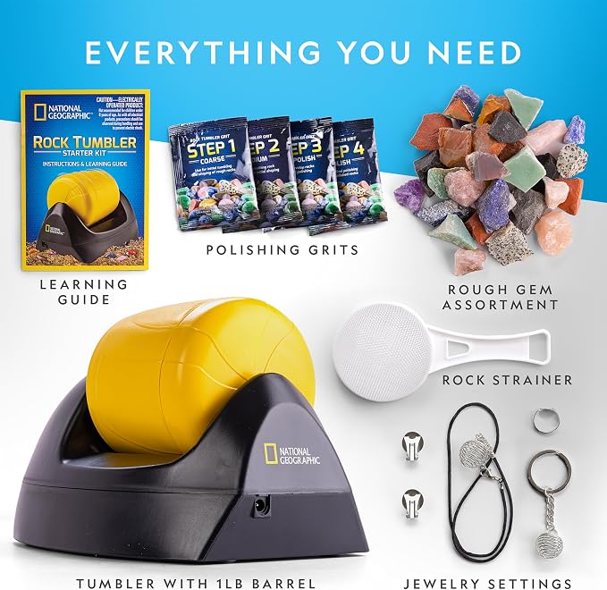 National Geographic Starter Rock Tumbler Kit - Image 5