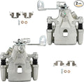 cciyu Rear Left & Right Brake Calipers Assembly w/Bracket 19B7123 19B7122 2013 2014 2015 For Mazda For CX-5