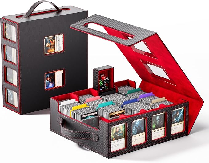 Trading Card Storage Box – 3500+ Magnetic MTG Deck Box by Dufvrpe