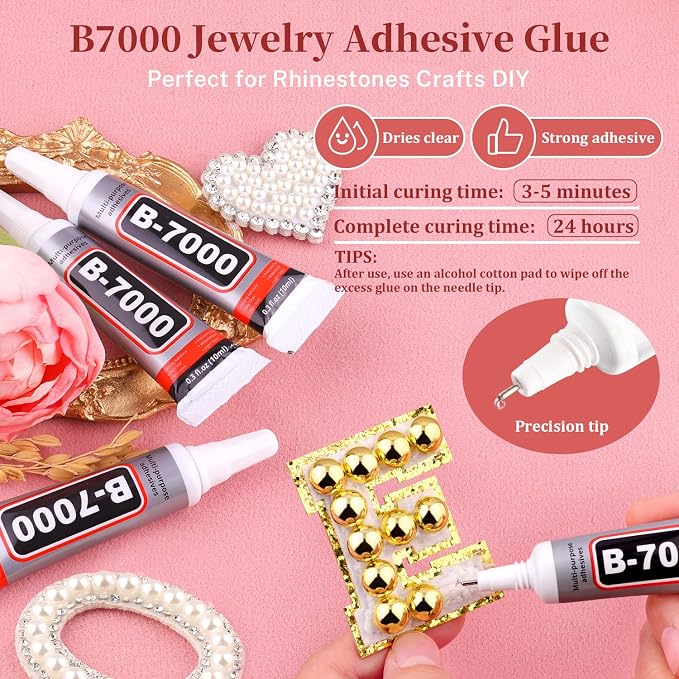 13000Pcs Flatback Pearls for Crafting, Bedazzling Bead for DIY Crafts Clothing - Image 6
