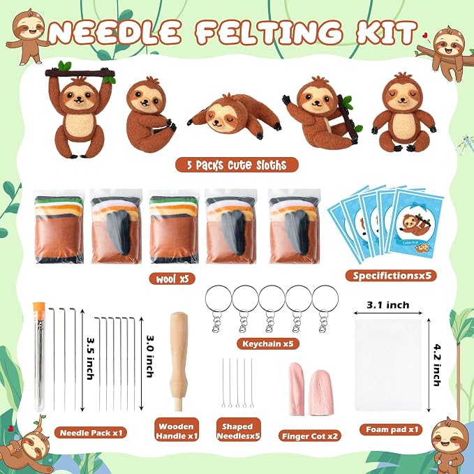 WATINC Needle Felting Starter Kit - Image 2