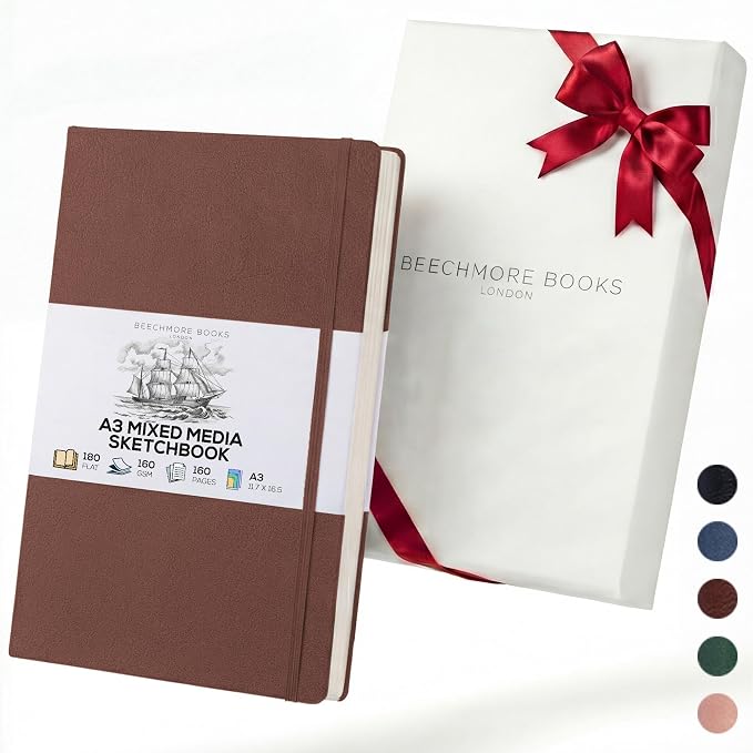 Beechmore Books A3 Mixed Media Sketchbook by BeechmoreBooks